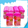 علكة الفراولة الحلوة والحامضة عالية الجودة، عبوة مضحكة 