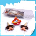 كوب شوكولاتة كريمي على شكل طائرة حلوة 